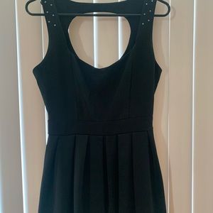 Black skater dress